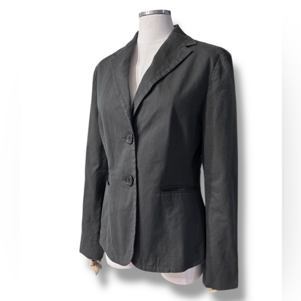 GAP Black Wash Two Button Blazer - image 1